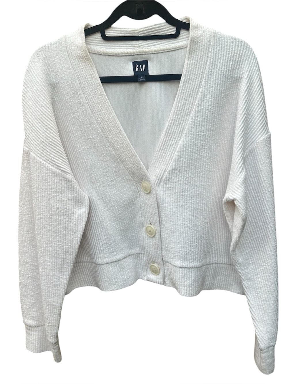 GAP NWOT Women’s Ottoman V-neckline Button Front Closure Cardigan Sweater